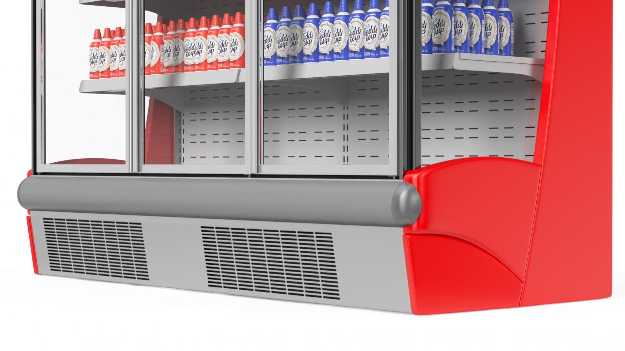 Multideck Display Showcase Chiller 3D model