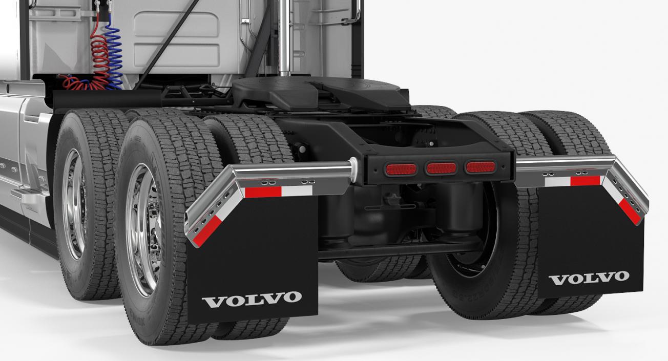 3D Volvo VNL 860 Truck 2018 Rigged