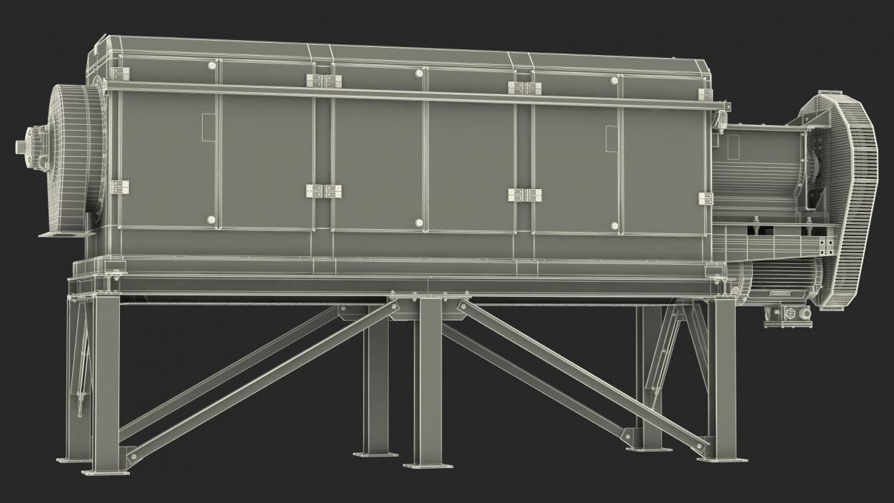 3D Disintegrator Separator model