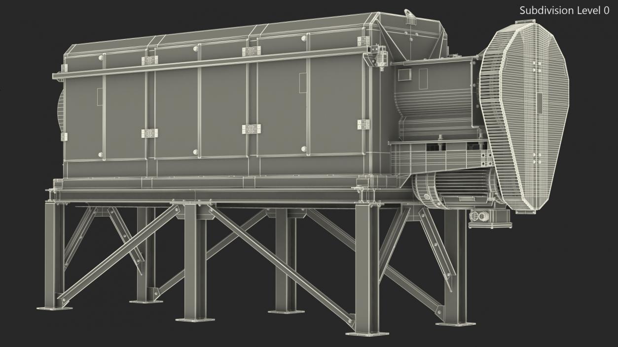 3D Disintegrator Separator model