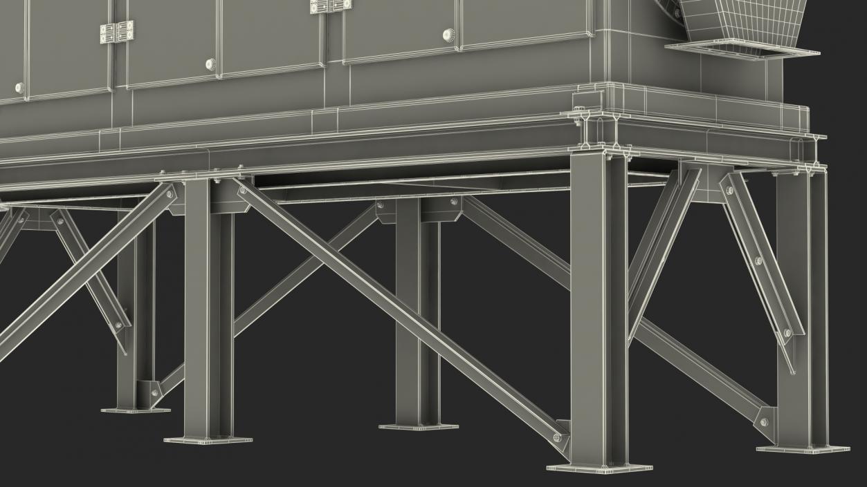 3D Disintegrator Separator model