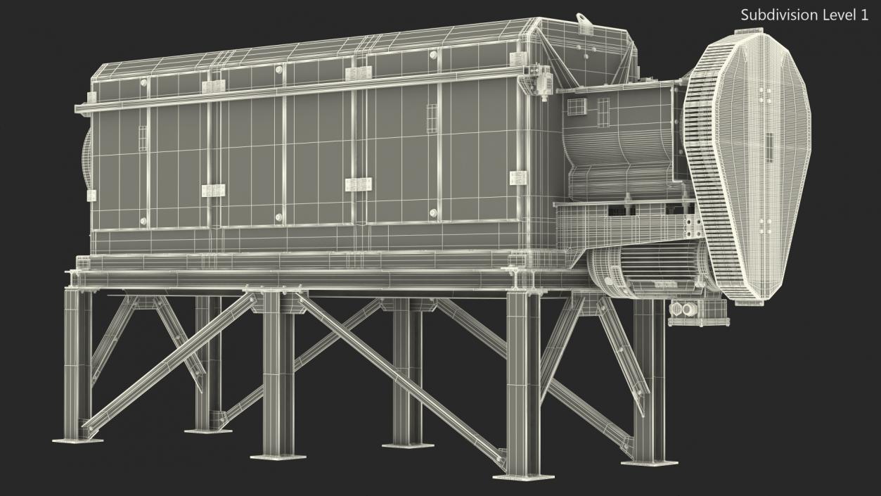 3D Disintegrator Separator model