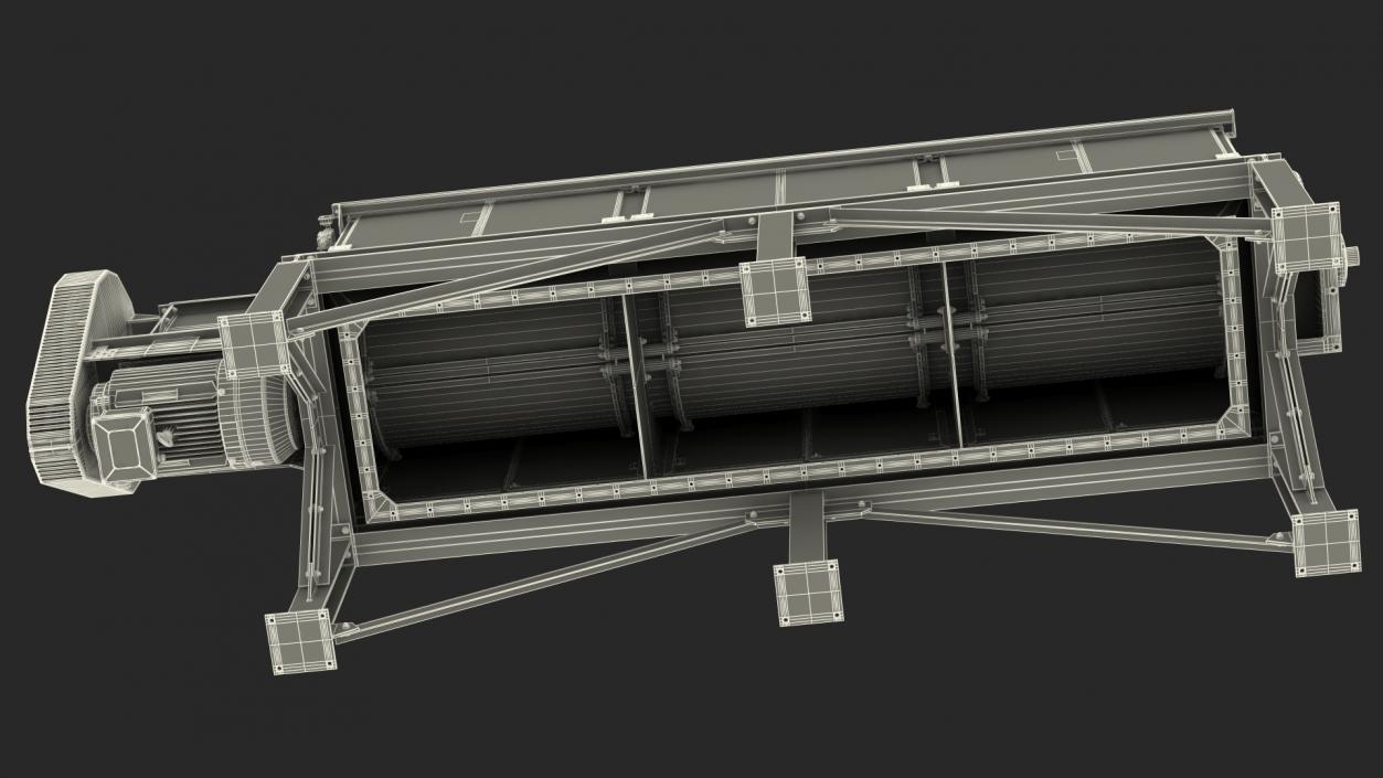 3D Disintegrator Separator model