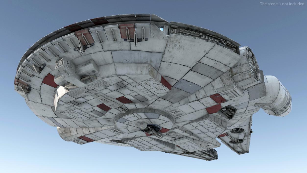 3D Millennium Falcon Spacecraft model