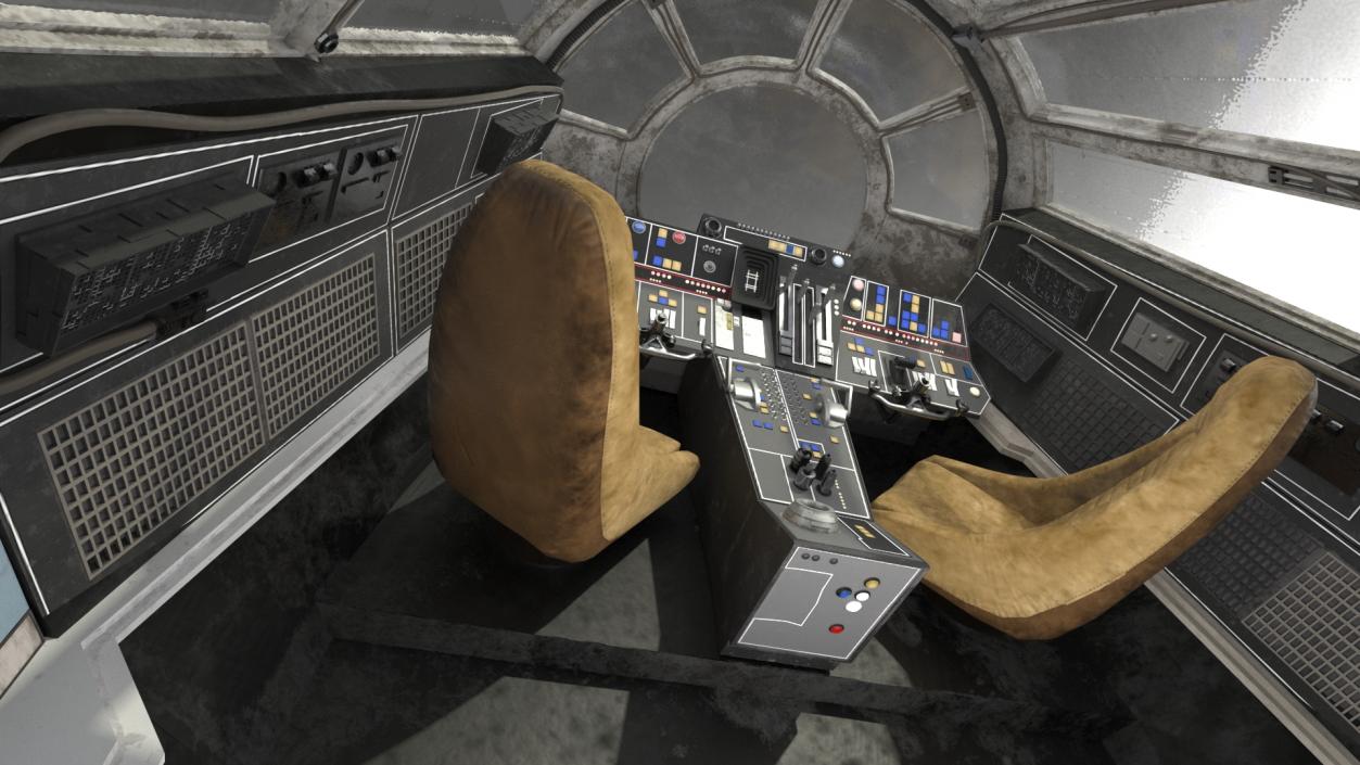 3D Millennium Falcon Spacecraft model