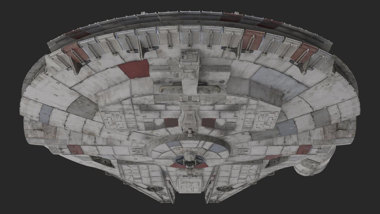 3D Millennium Falcon Spacecraft model