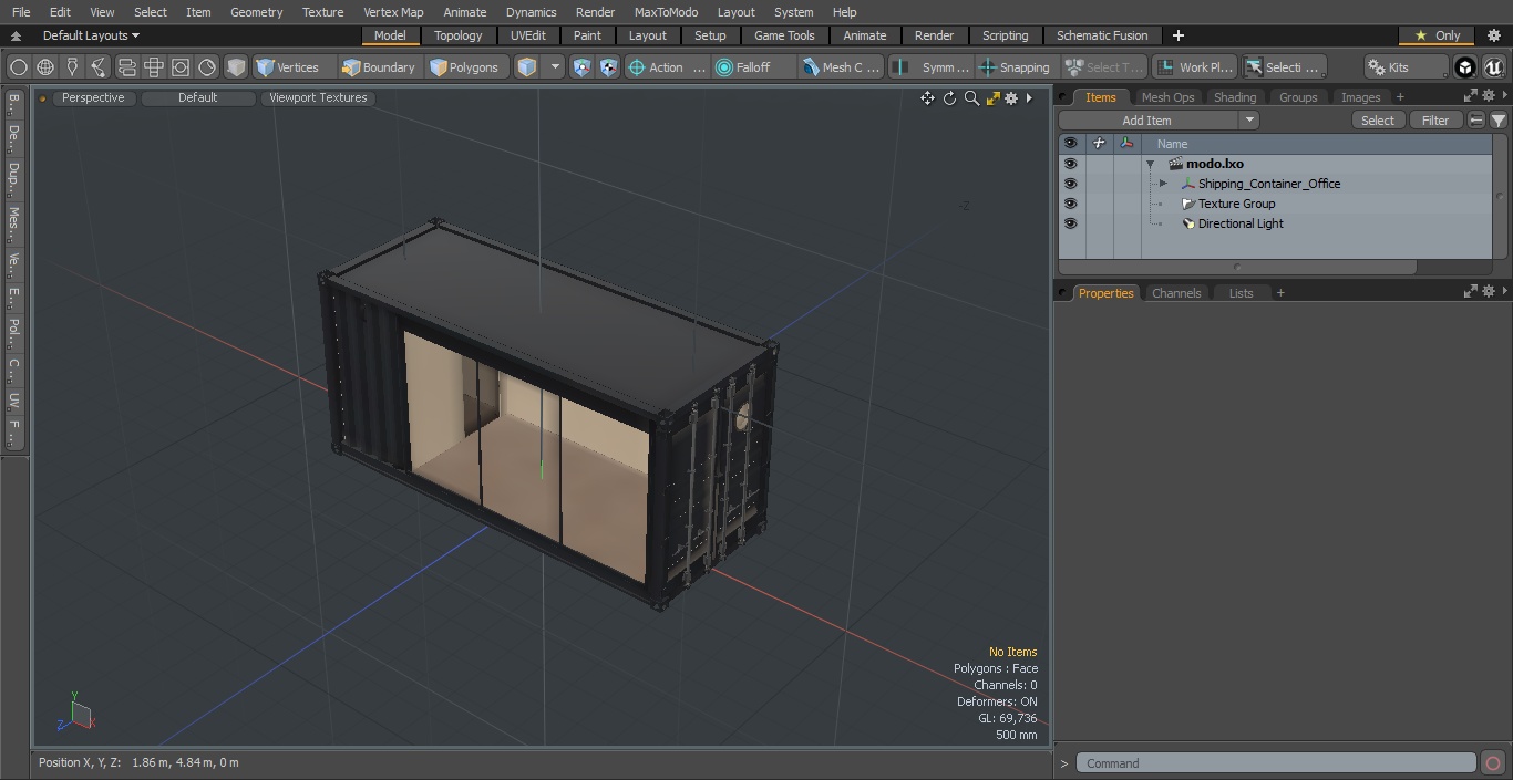 3D model Shipping Container Office