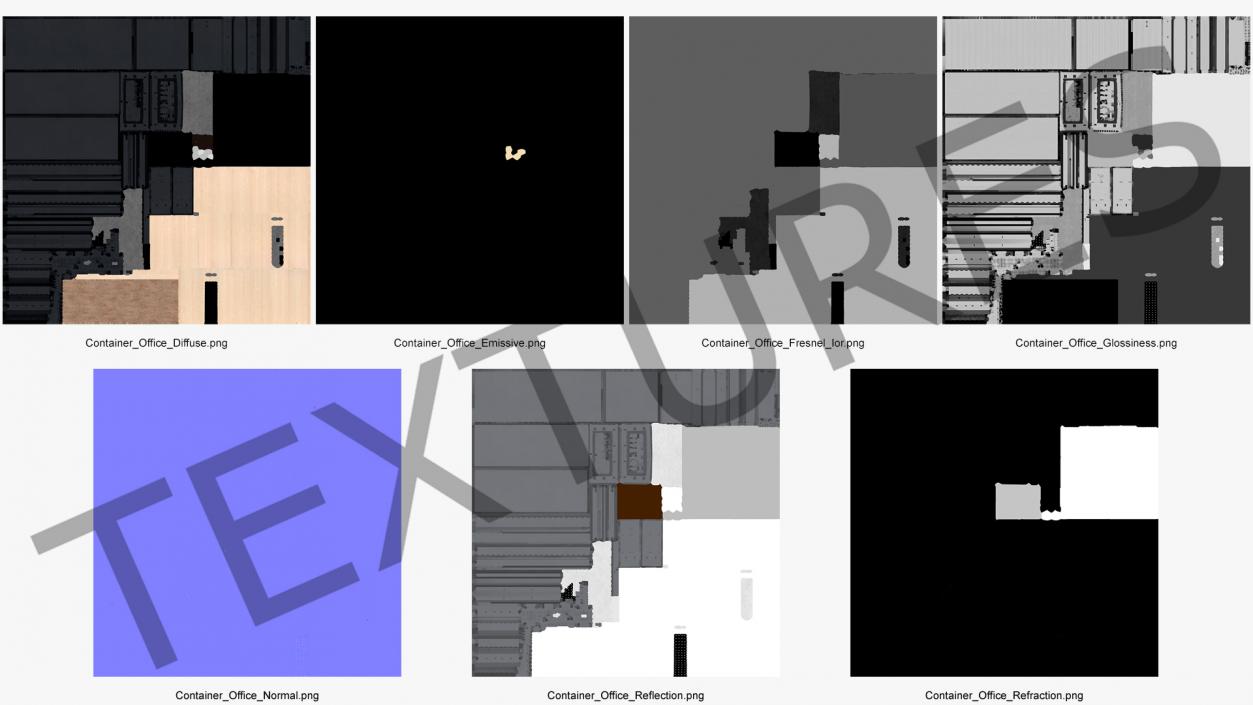 3D model Shipping Container Office