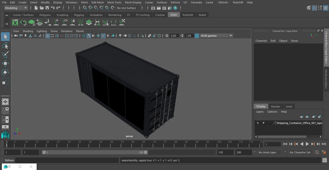 3D model Shipping Container Office