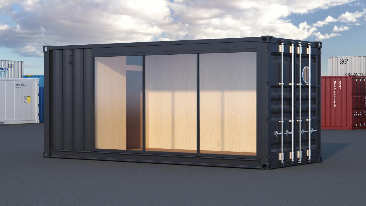 3D model Shipping Container Office