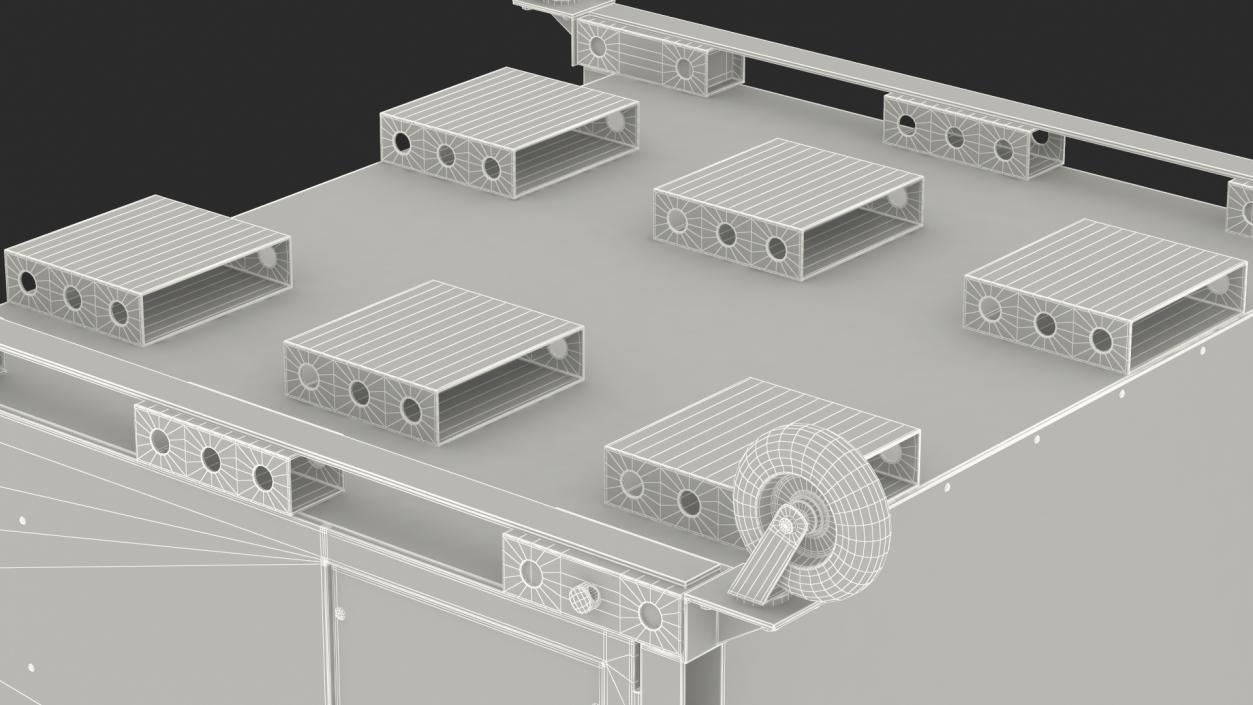 3D model Portable Negative Pressure Isolation Hospital