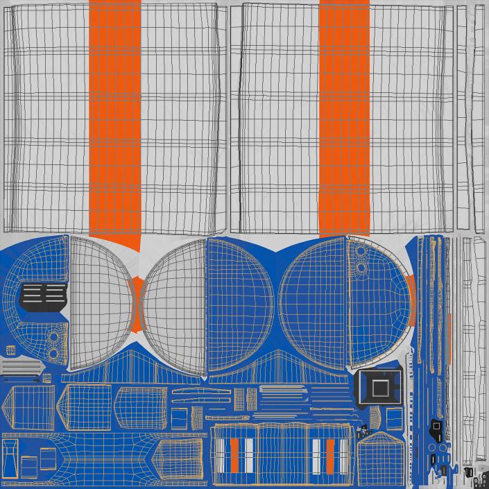 3D model Portable Negative Pressure Isolation Hospital