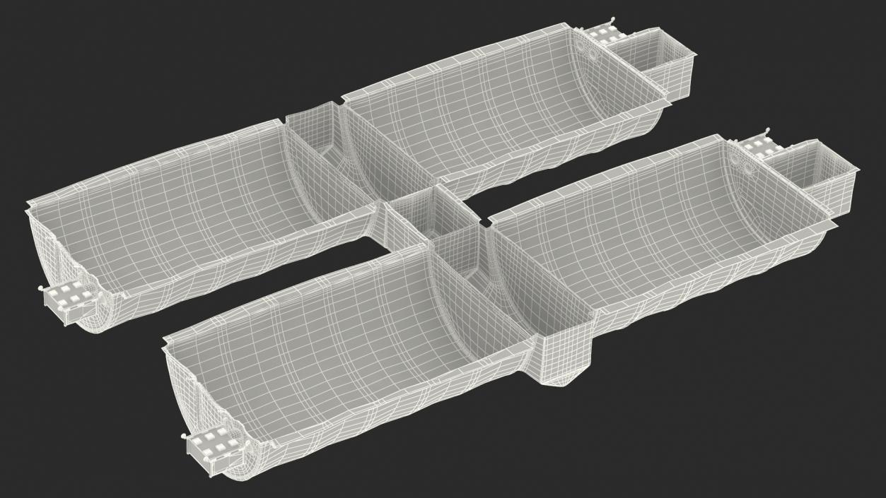 3D model Portable Negative Pressure Isolation Hospital