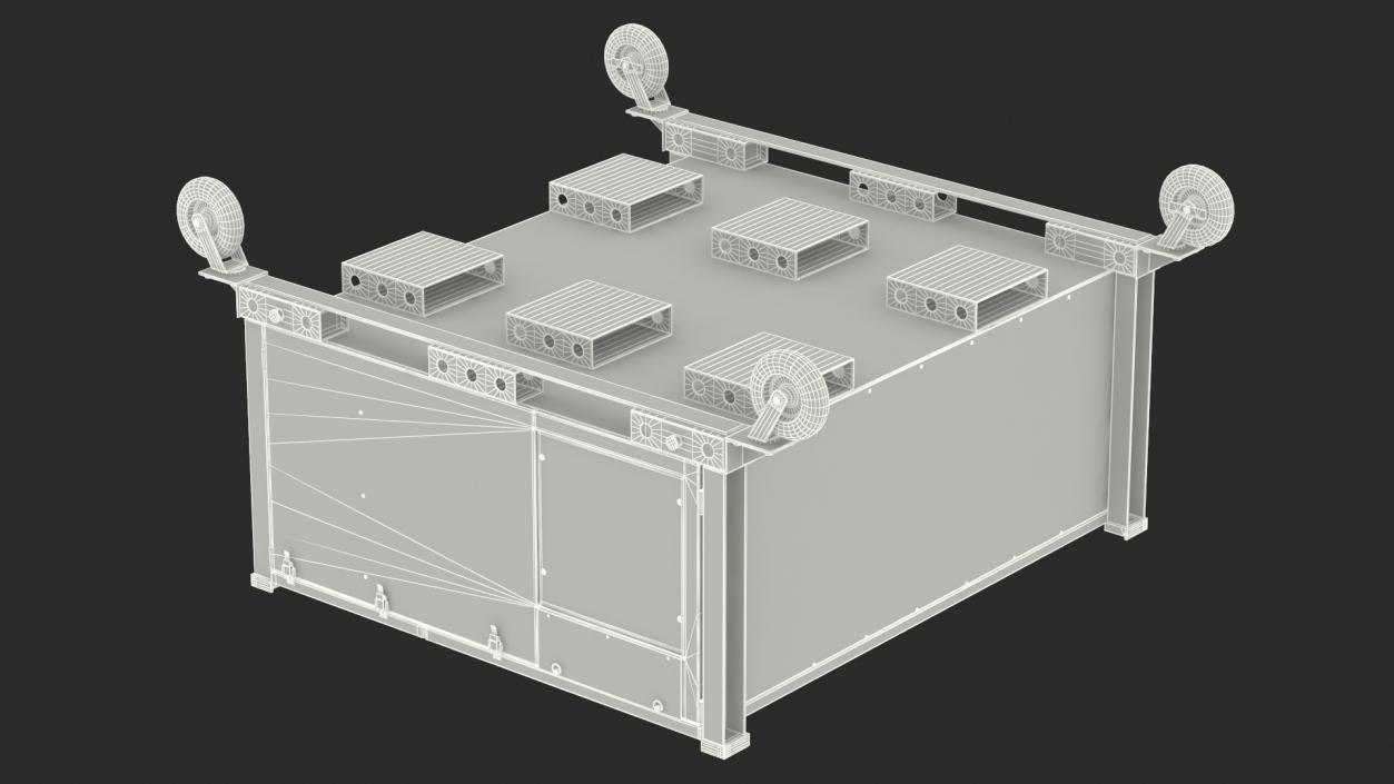 3D model Portable Negative Pressure Isolation Hospital