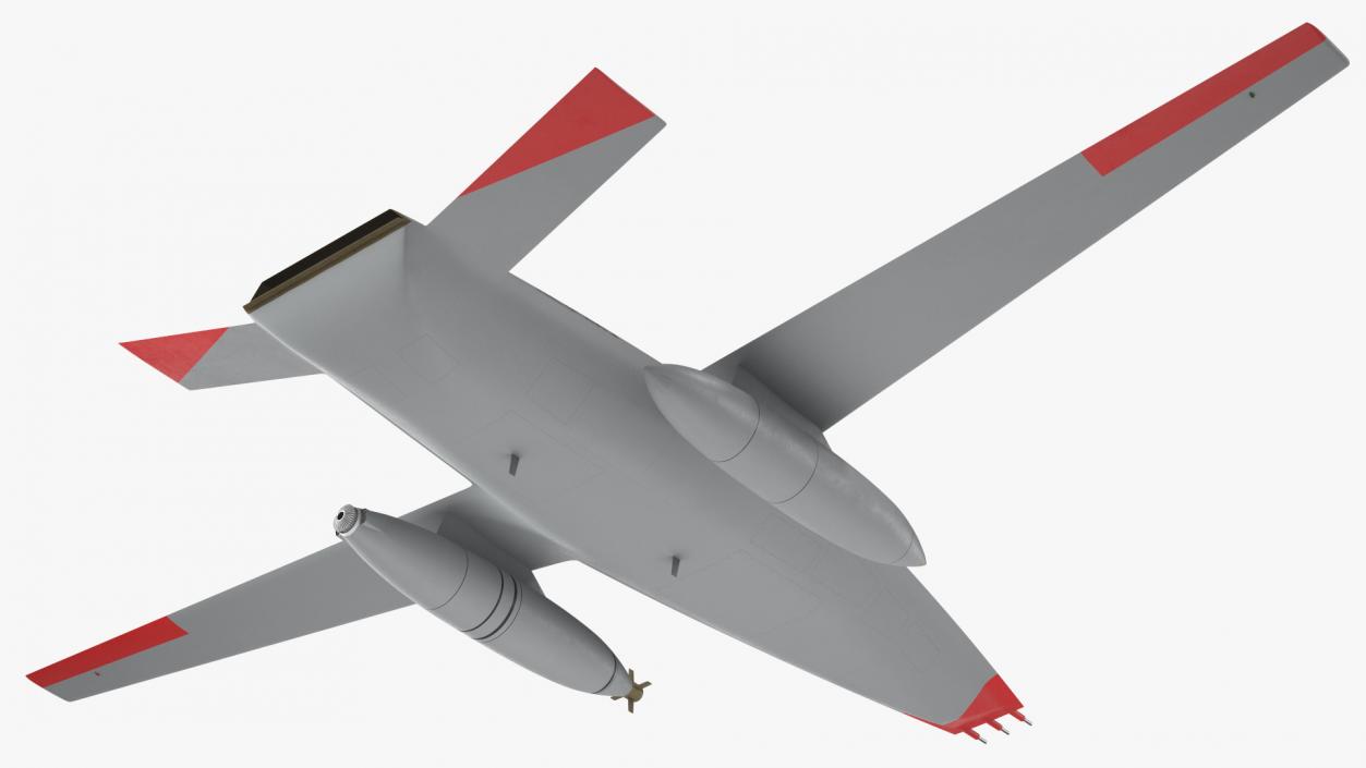 3D model Boeing MQ25 Stingray Aerial Refueling Drone Rigged