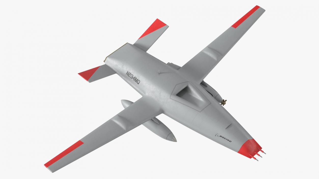 3D model Boeing MQ25 Stingray Aerial Refueling Drone Rigged