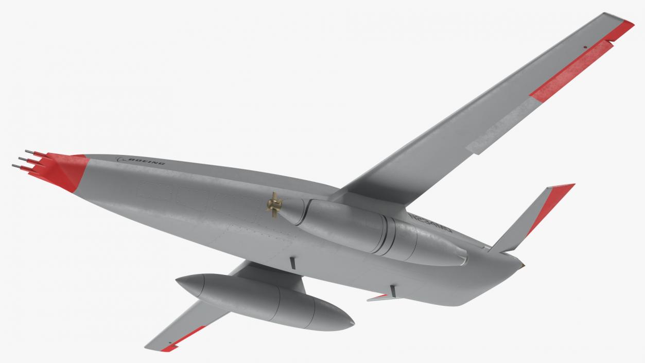 3D model Boeing MQ25 Stingray Aerial Refueling Drone Rigged