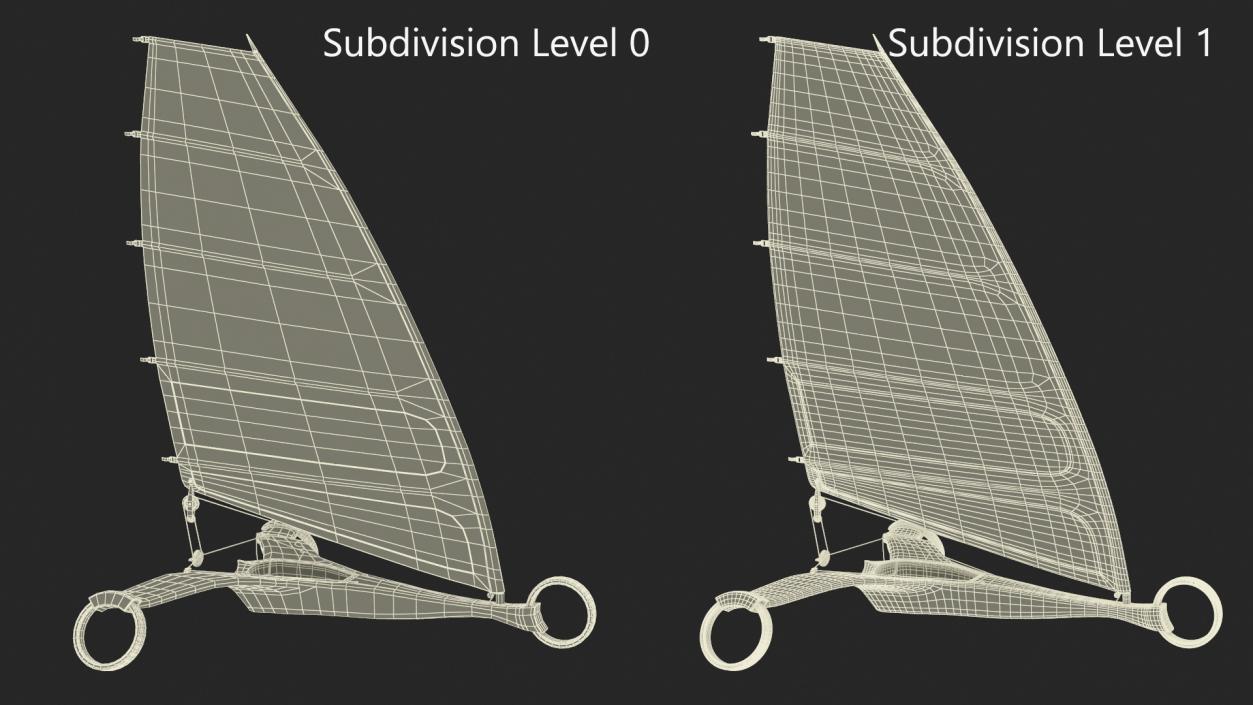 3D Modern Land Sand Yacht Green model