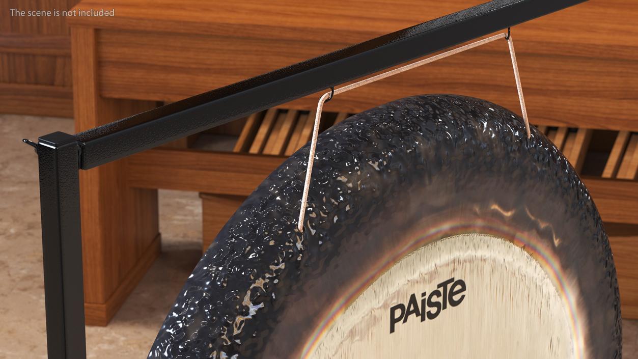 Symphonic Gong Paiste 28 inch Square Stand 3D