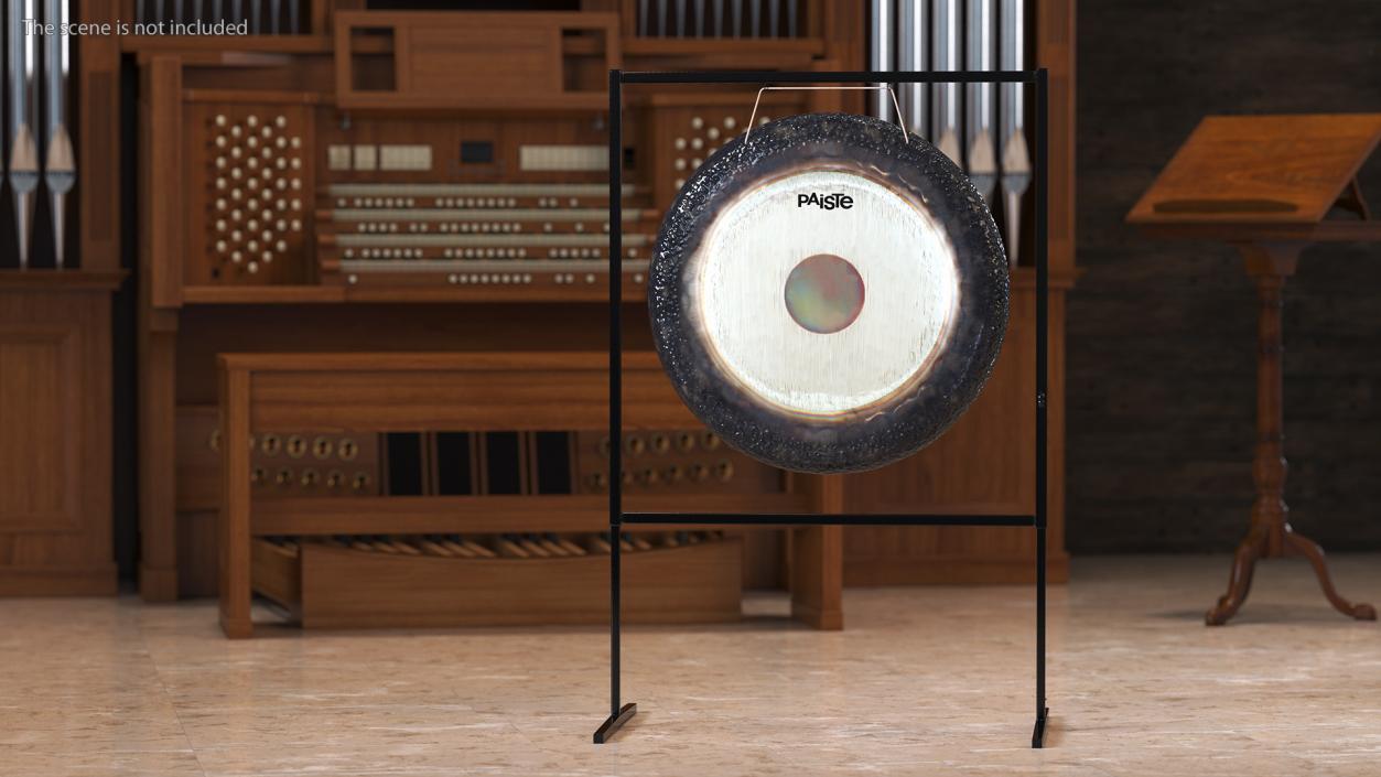 Symphonic Gong Paiste 28 inch Square Stand 3D