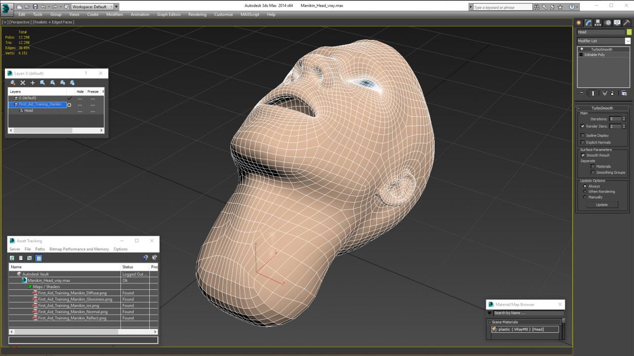 Manikin Head 3D