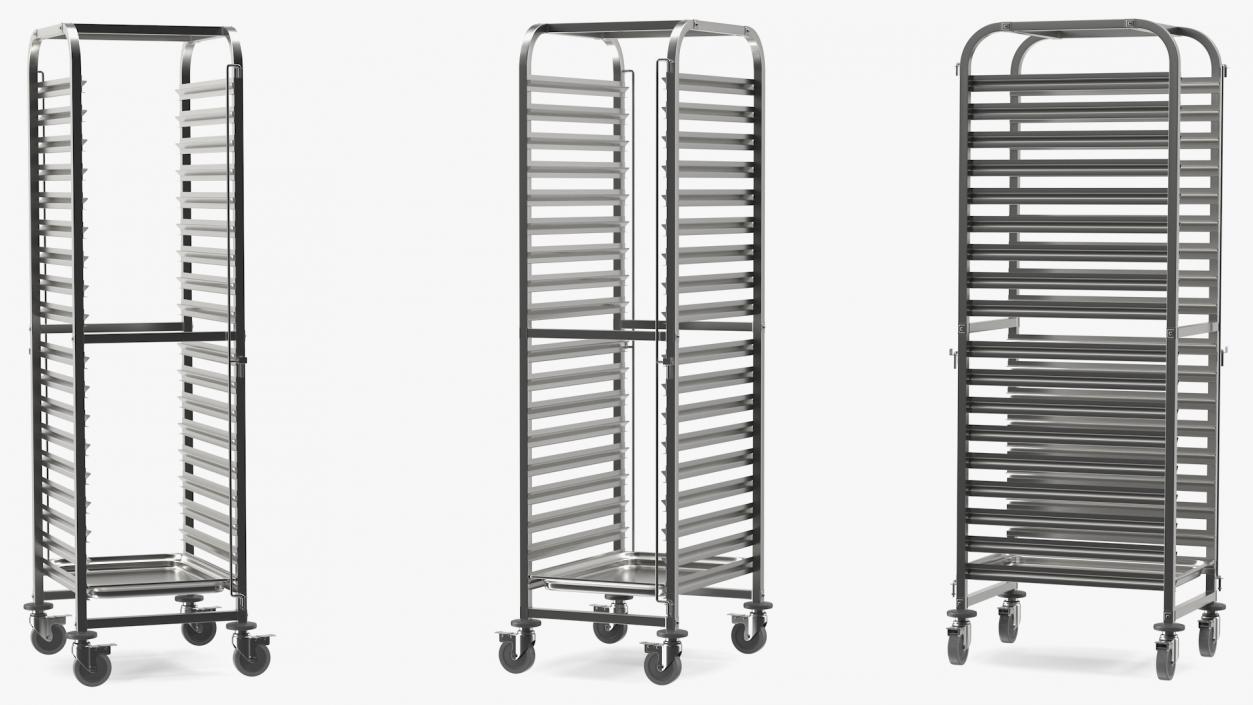 3D model Shelved Trolley LIAM