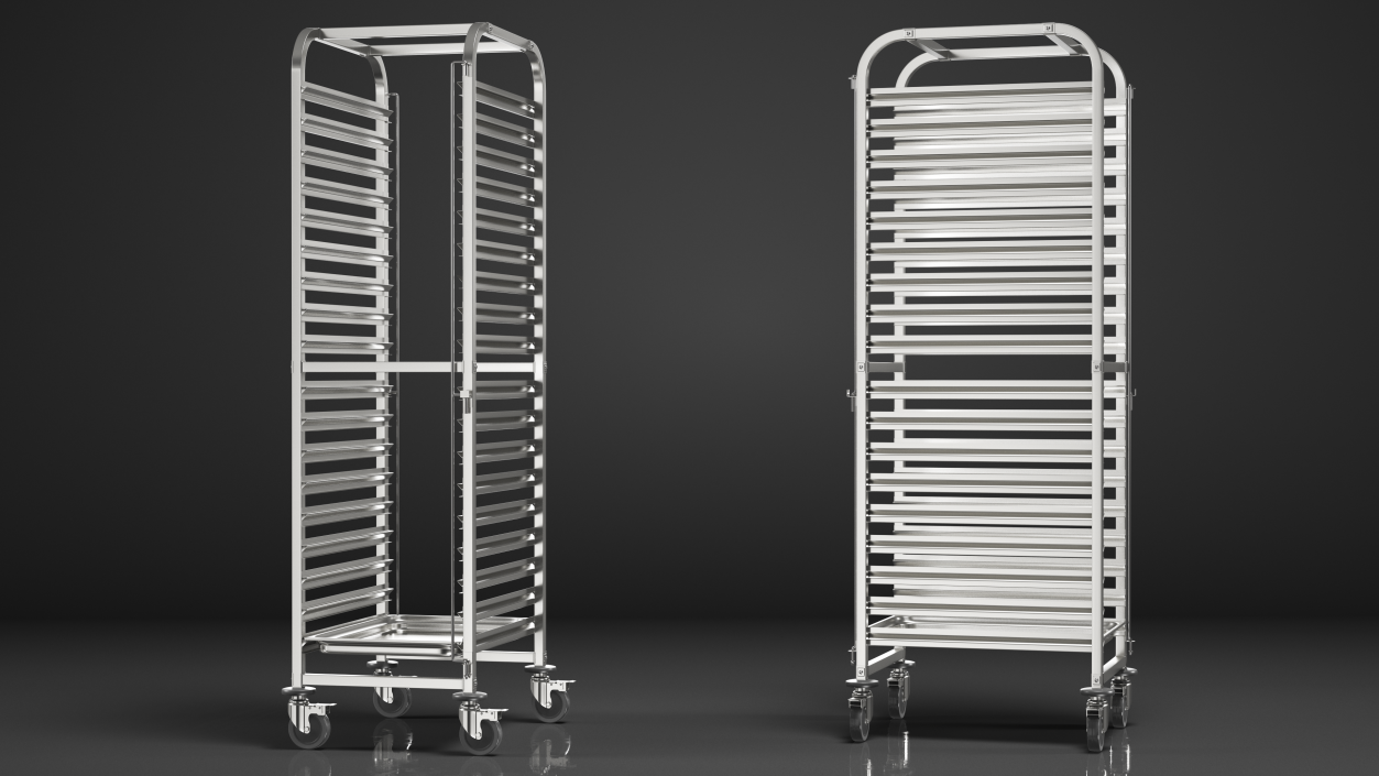 3D model Shelved Trolley LIAM