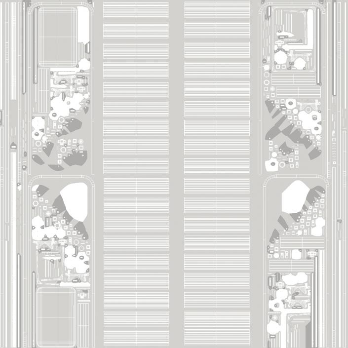 3D model Shelved Trolley LIAM