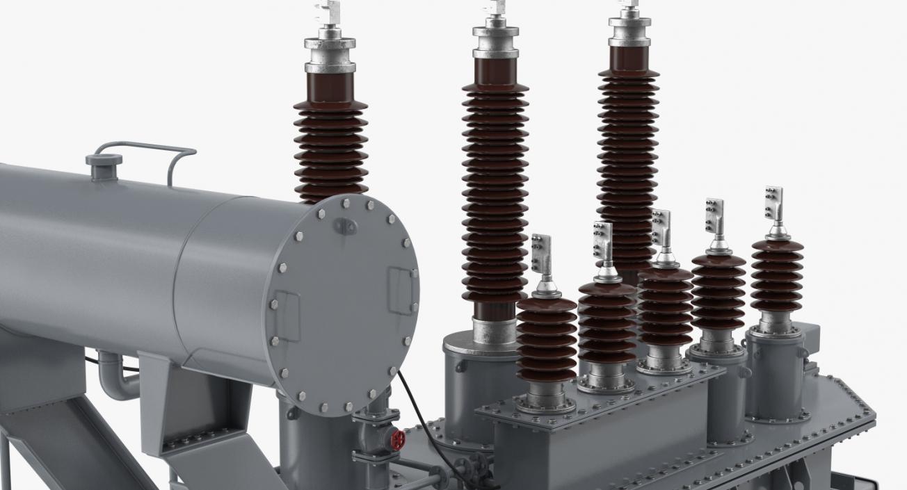 3D Three Phase Transformer model