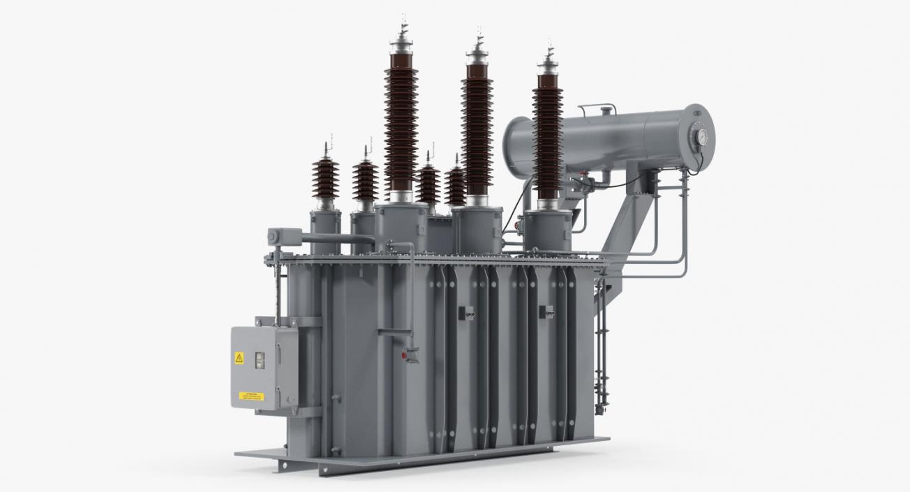 3D Three Phase Transformer model