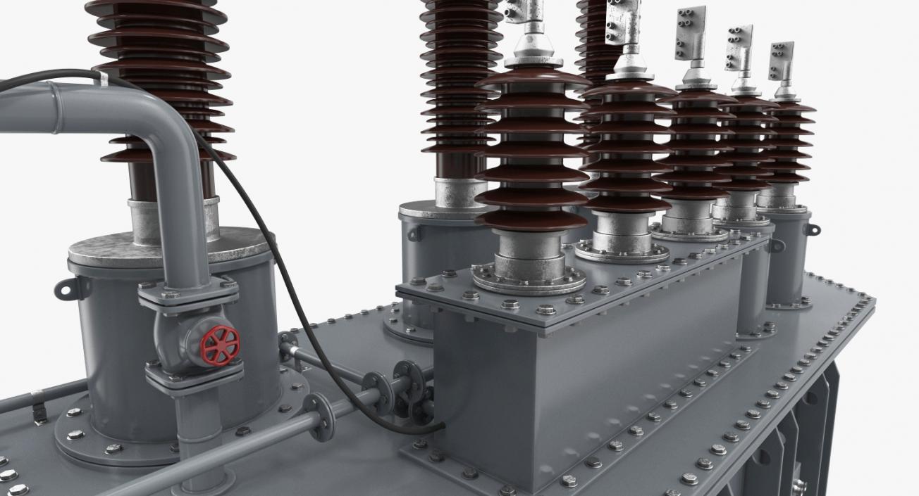 3D Three Phase Transformer model