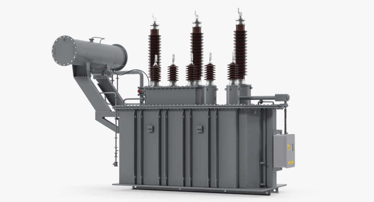 3D Three Phase Transformer model