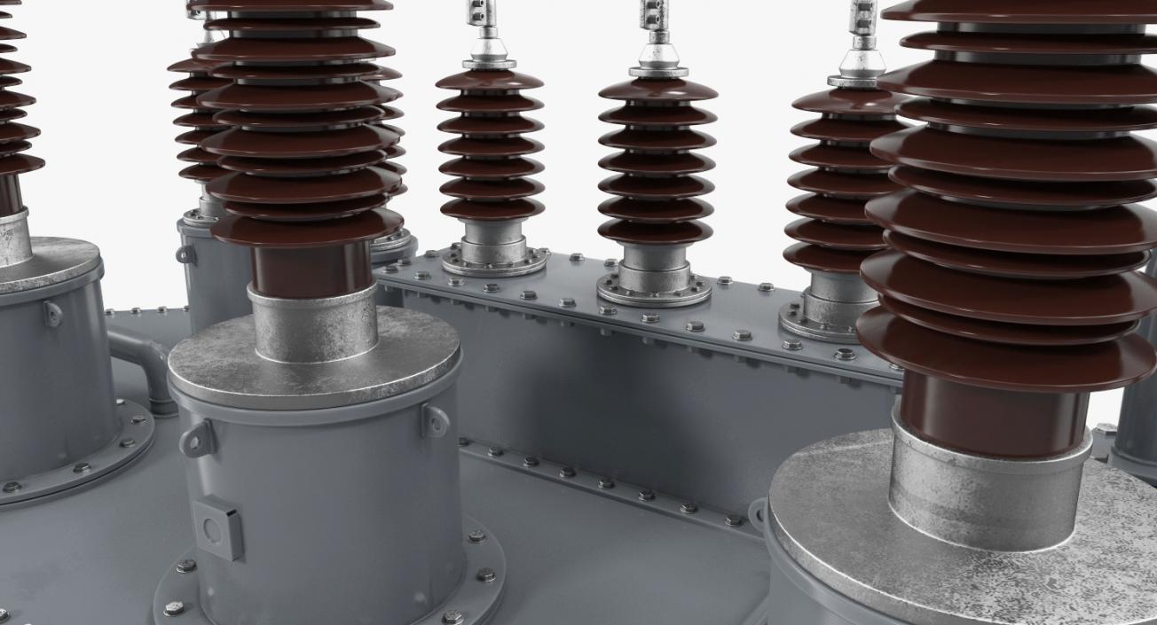 3D Three Phase Transformer model