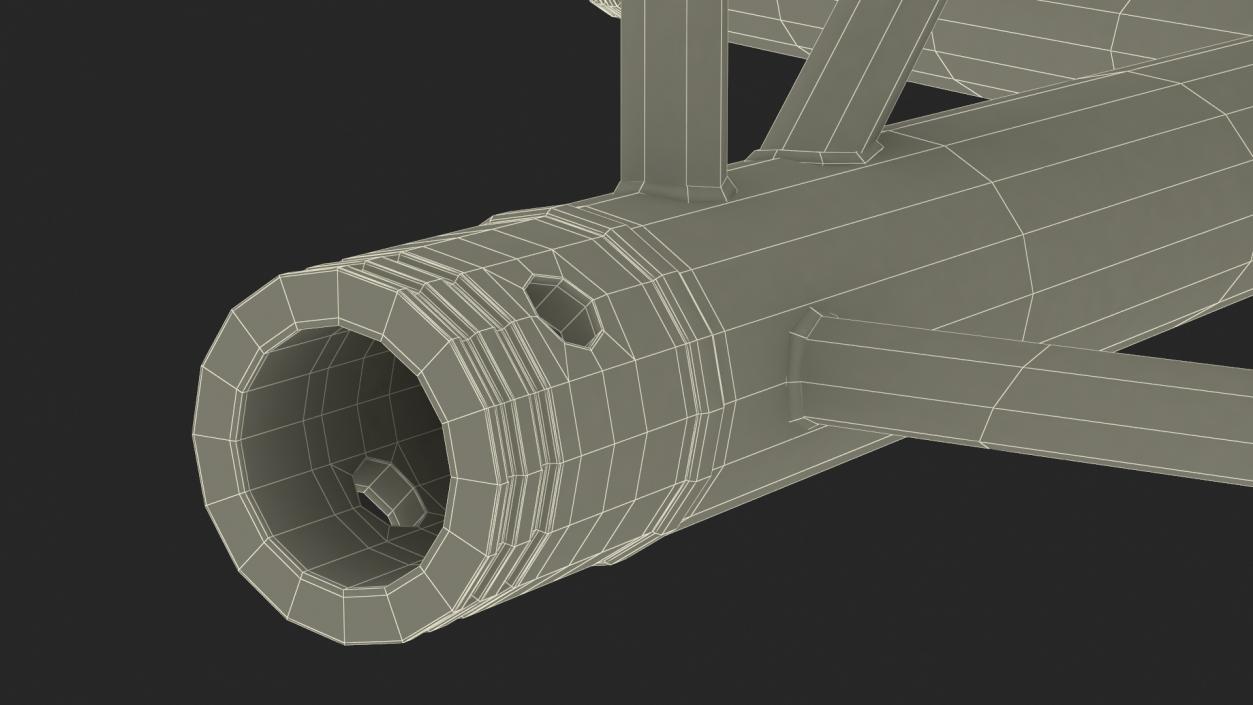 Square Truss Modular Wide Corner 3D