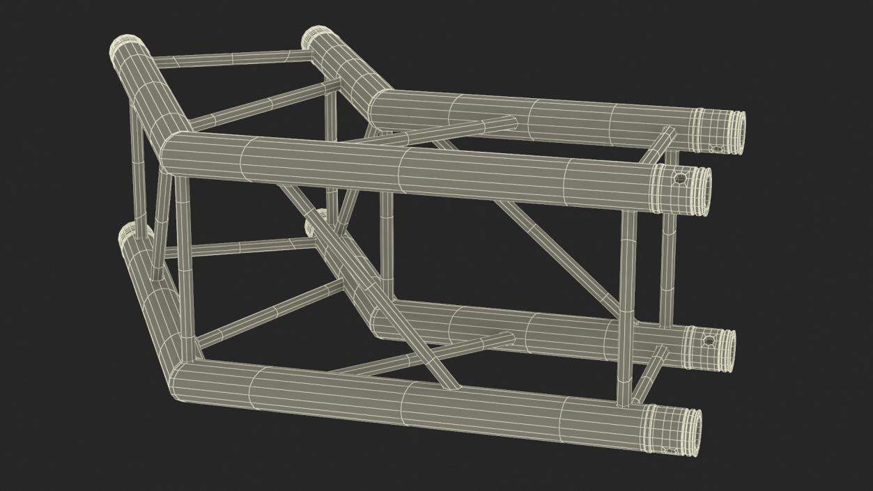 Square Truss Modular Wide Corner 3D