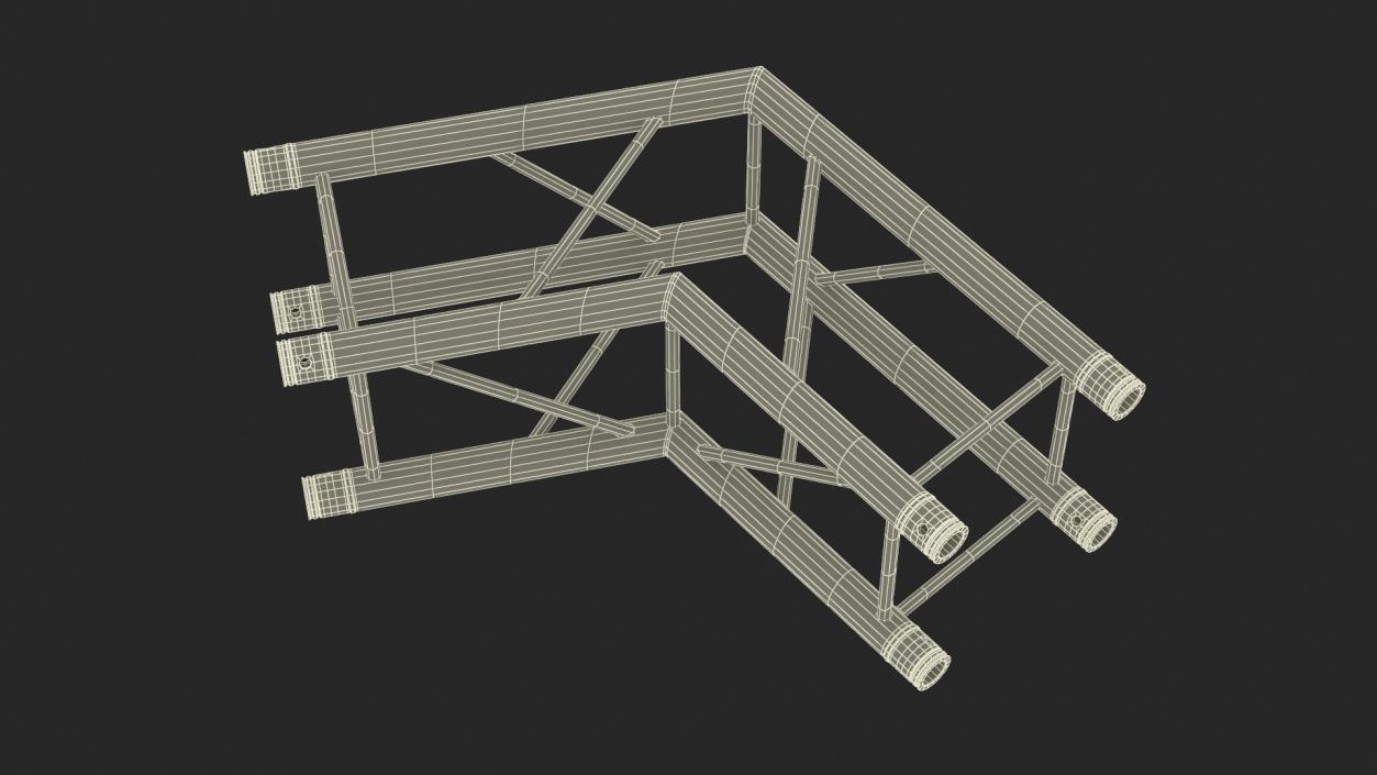 Square Truss Modular Wide Corner 3D