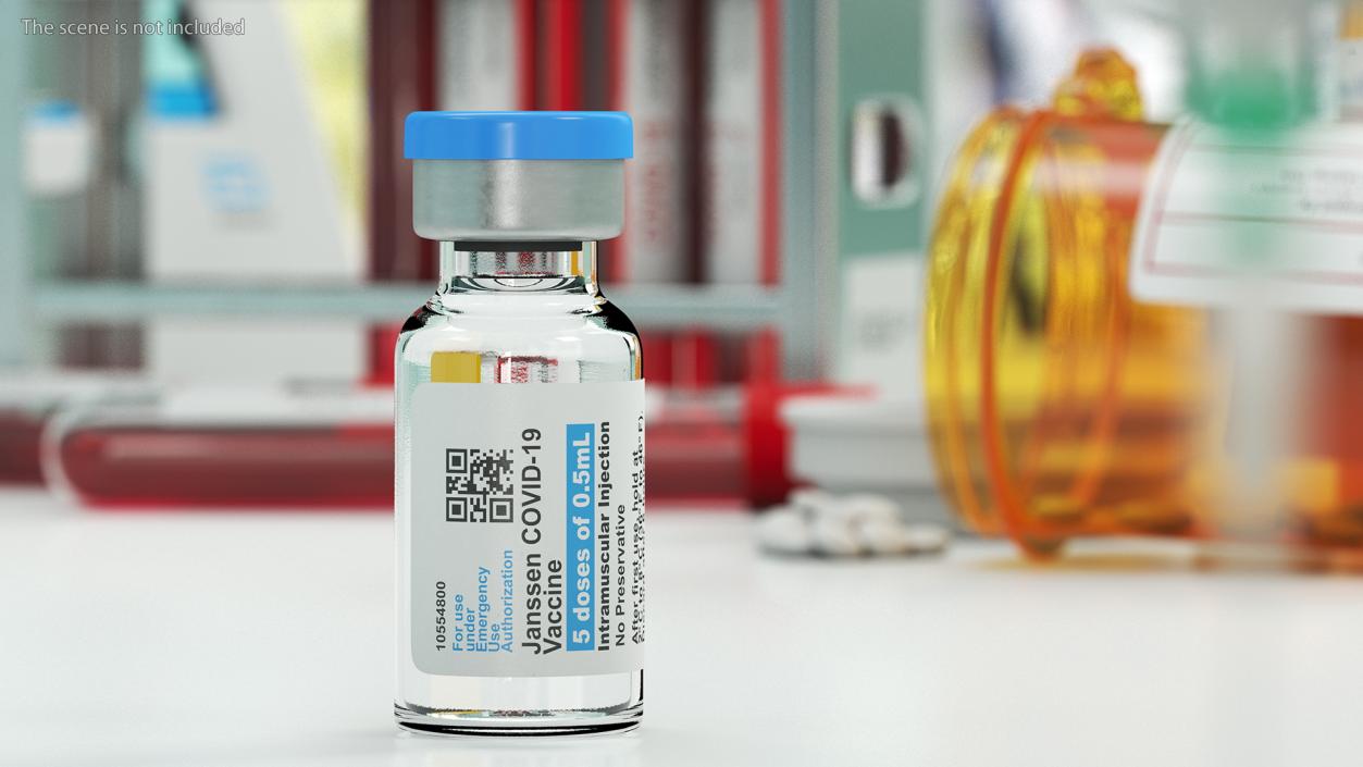 3D Janssen Covid19 Vaccine model