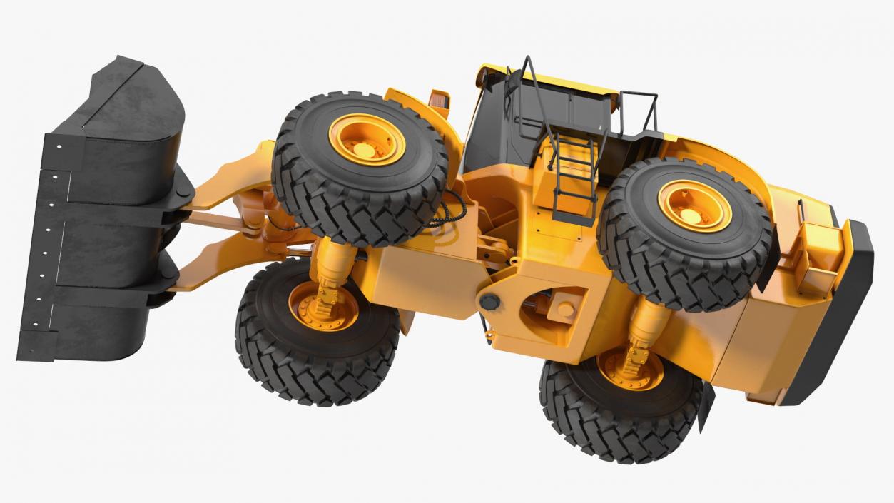 Front End Wheel Loader Rigged 3D model