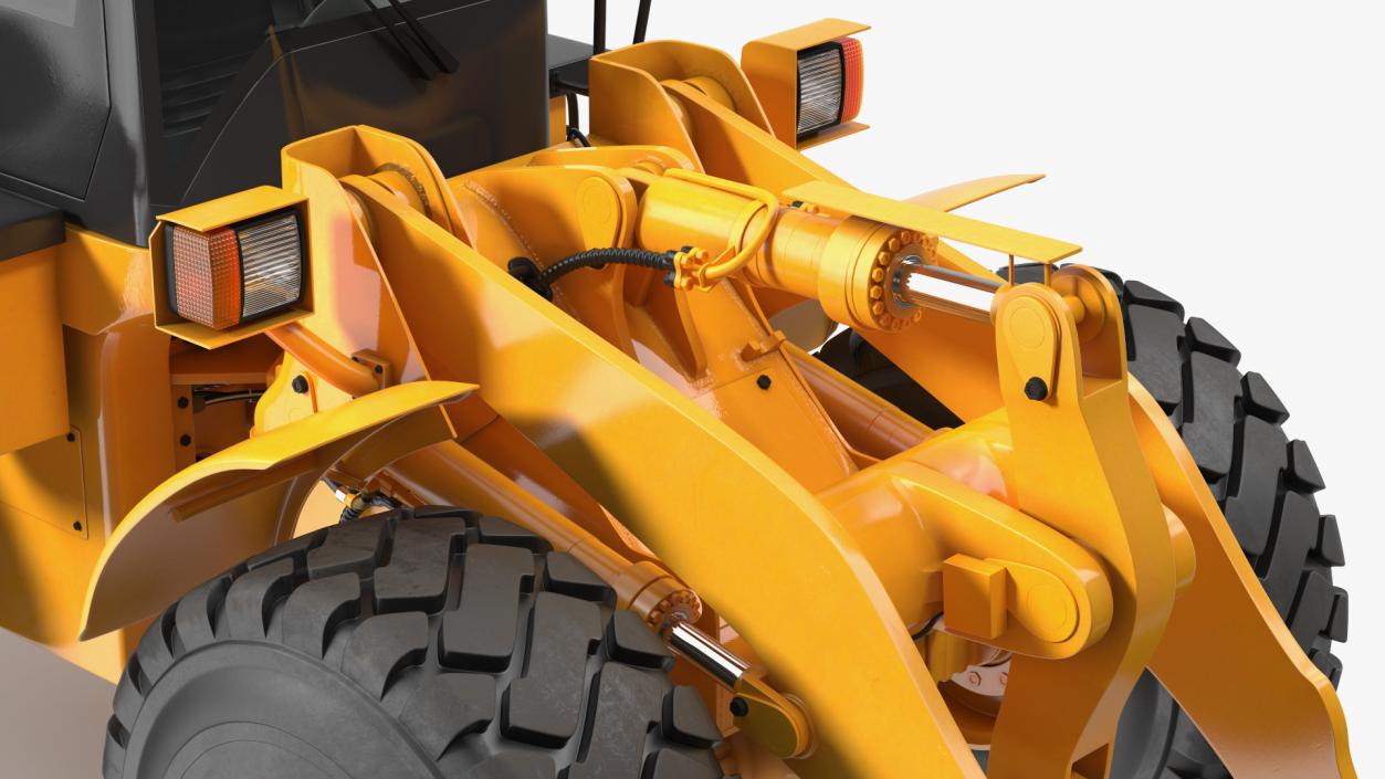 Front End Wheel Loader Rigged 3D model