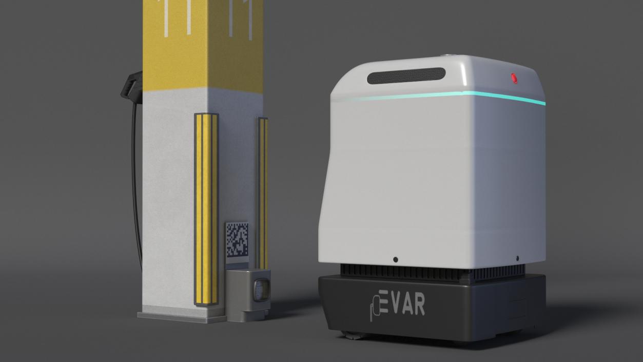 3D model EVAR Parky Charging Robot