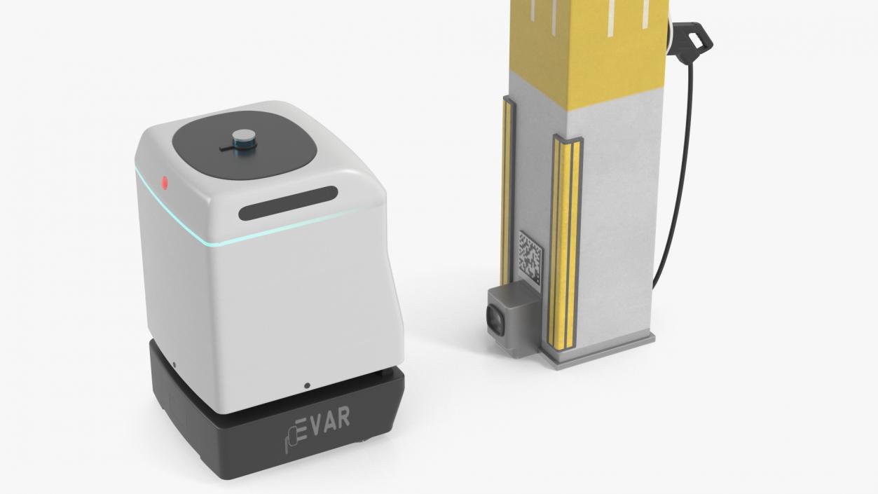 3D model EVAR Parky Charging Robot