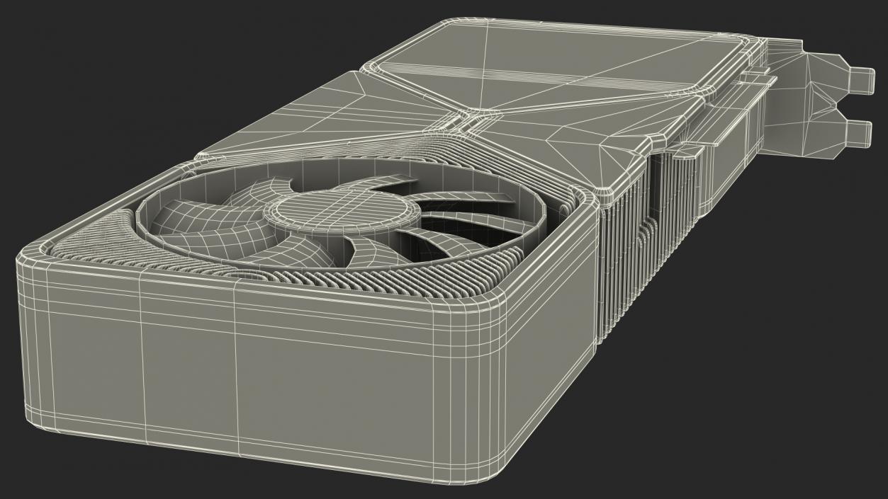 3D model Nvidia GeForce RTX 3080 Founders Edition