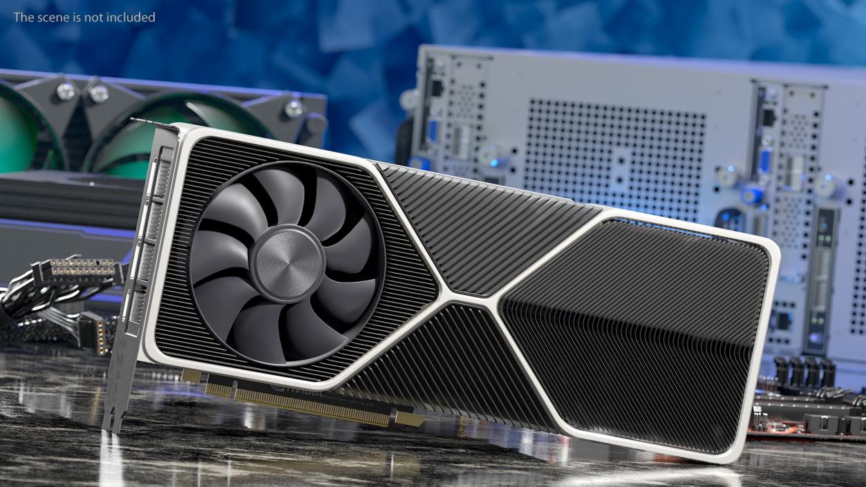 3D model Nvidia GeForce RTX 3080 Founders Edition