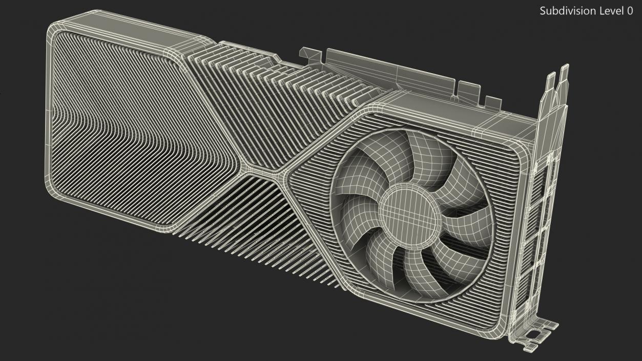 3D model Nvidia GeForce RTX 3080 Founders Edition