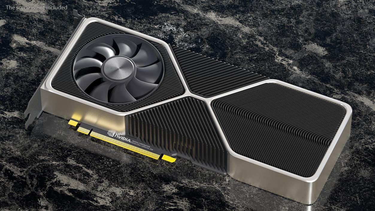 3D model Nvidia GeForce RTX 3080 Founders Edition