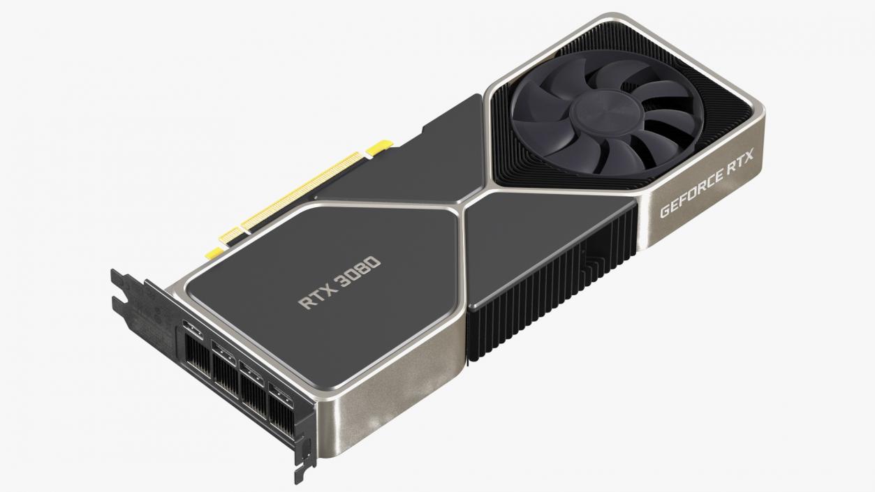 3D model Nvidia GeForce RTX 3080 Founders Edition