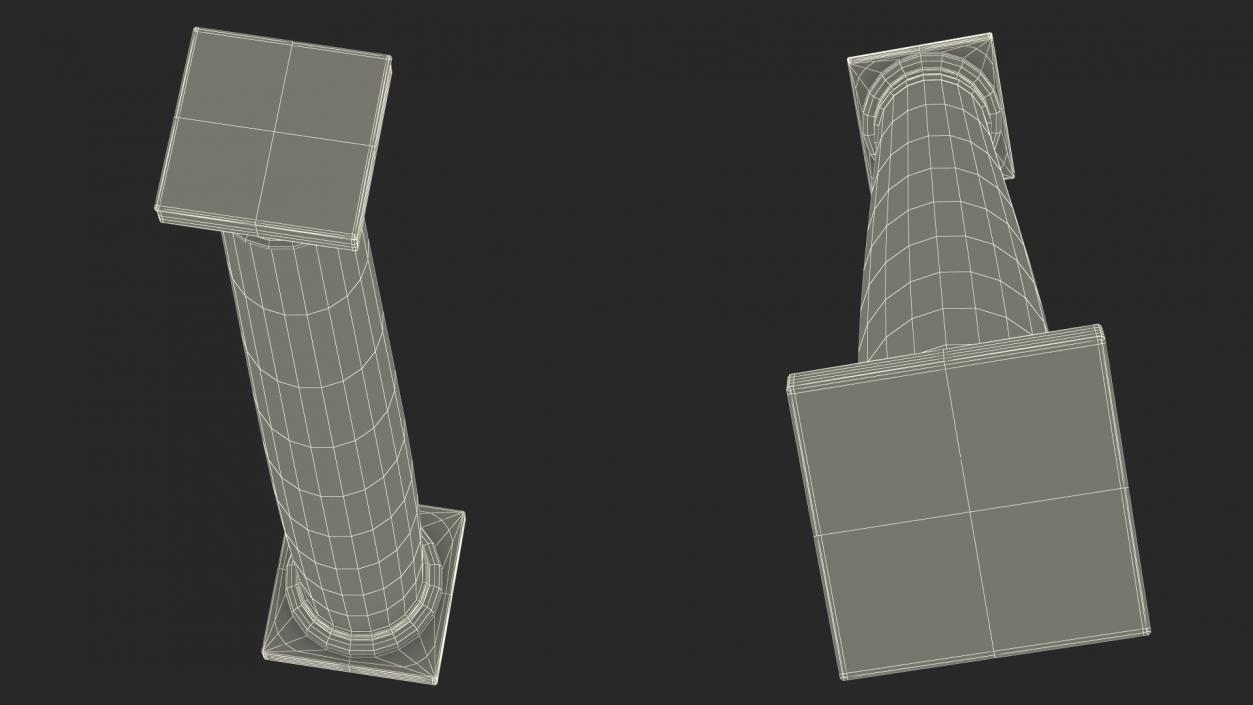 3D Smooth Sandstone Column model