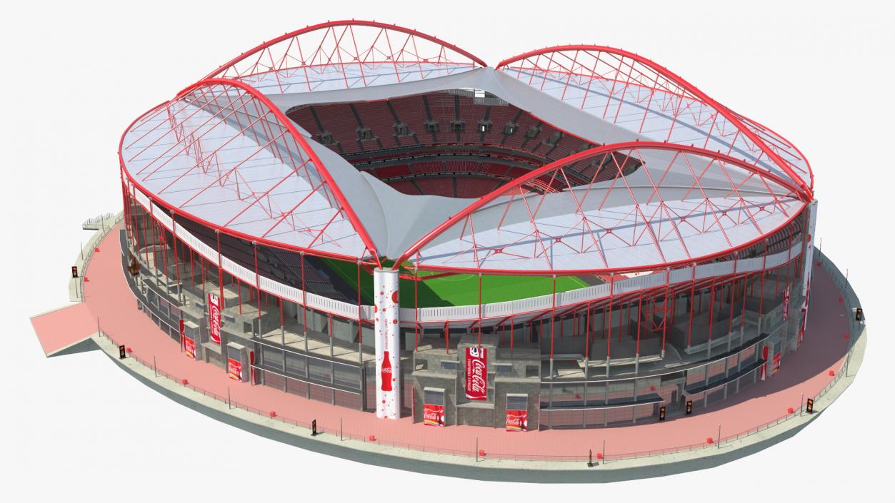 3D model Sport Lisboa e Benfica Stadium