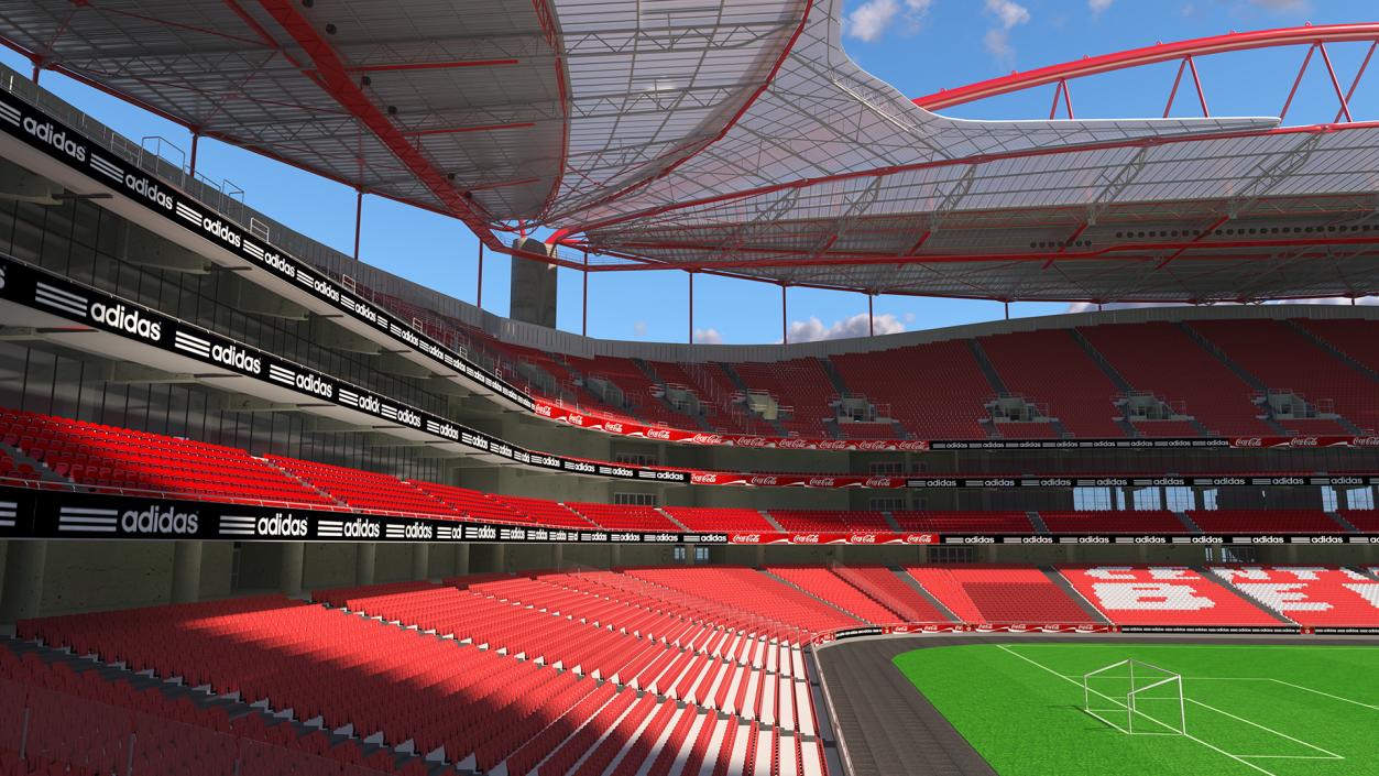 3D model Sport Lisboa e Benfica Stadium