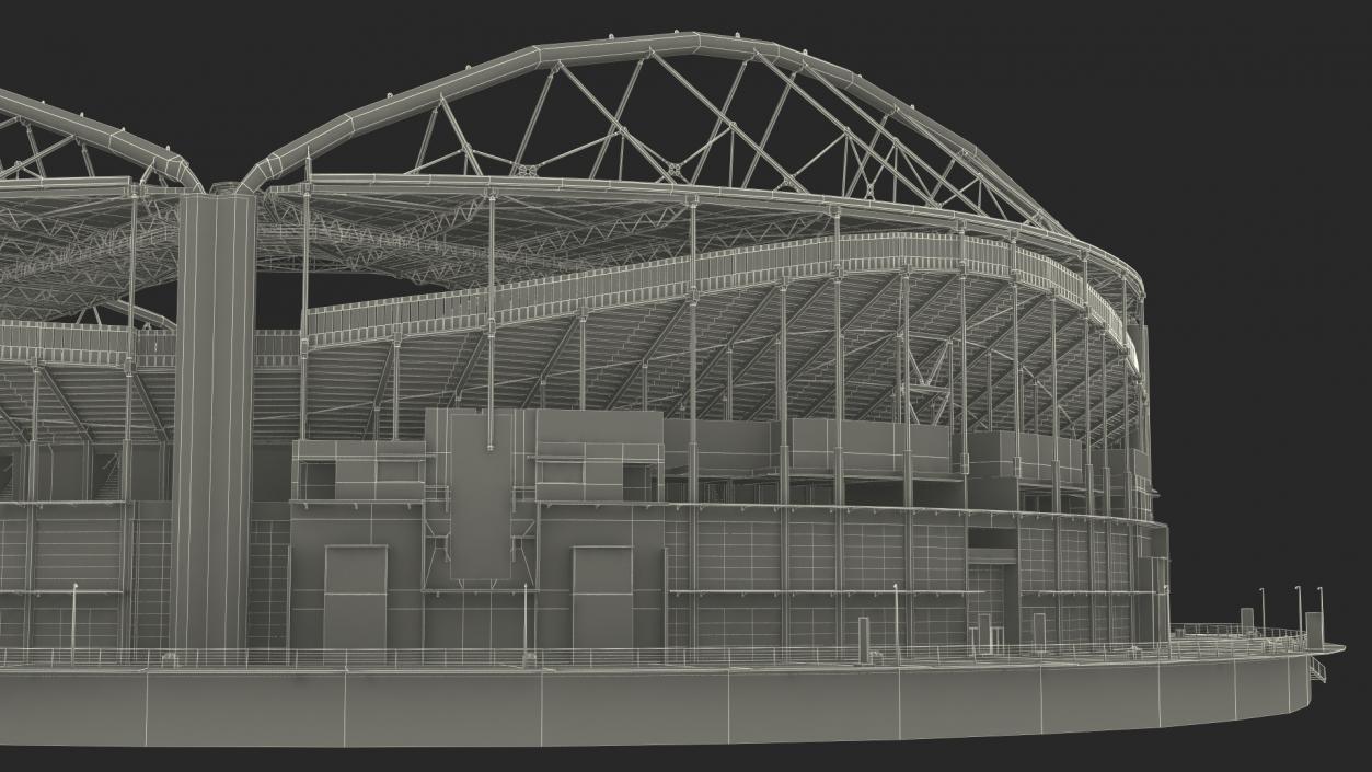 3D model Sport Lisboa e Benfica Stadium